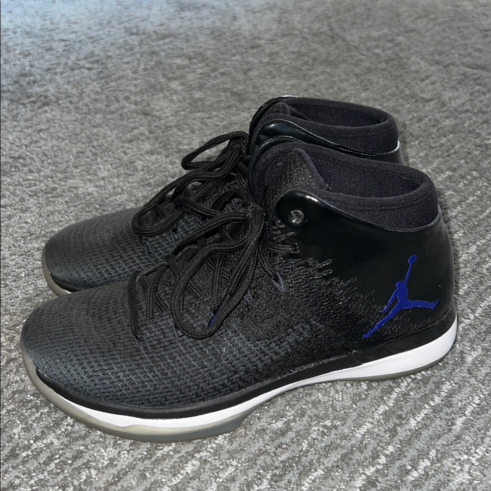 Jordan Women's Sneakers Black and Blue
